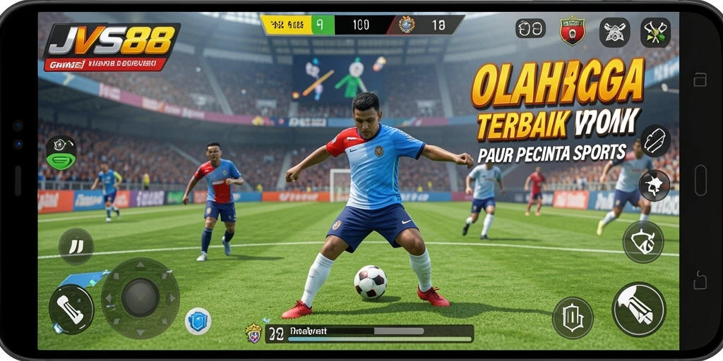 Tampilan gameplay JVS88 dengan aksi olahraga seru dan grafis menawan.