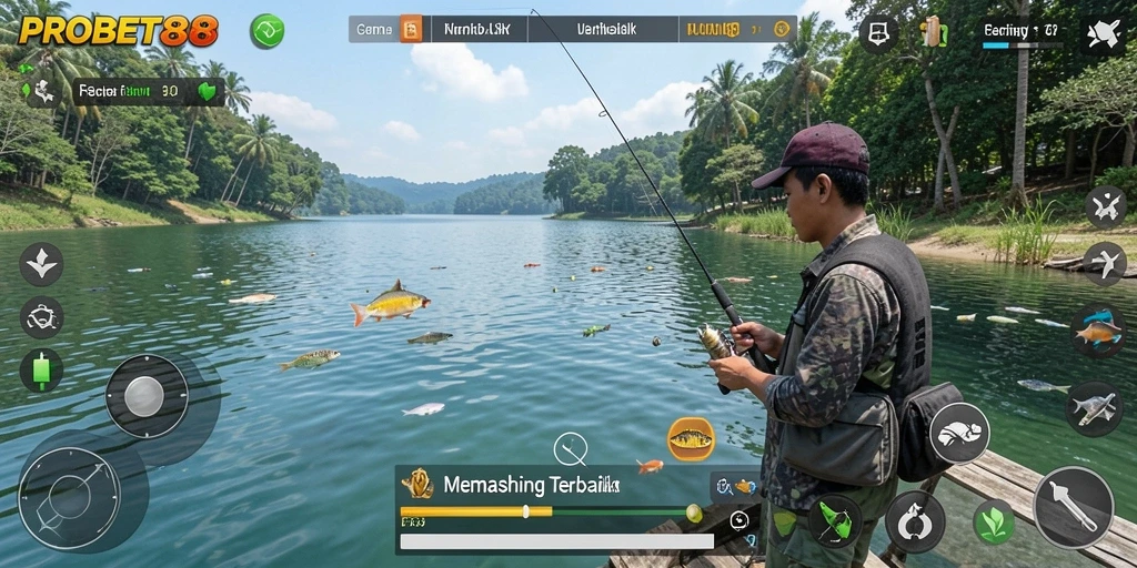 Tangkapan ikan besar dalam gameplay PROBET88 yang mendebarkan.