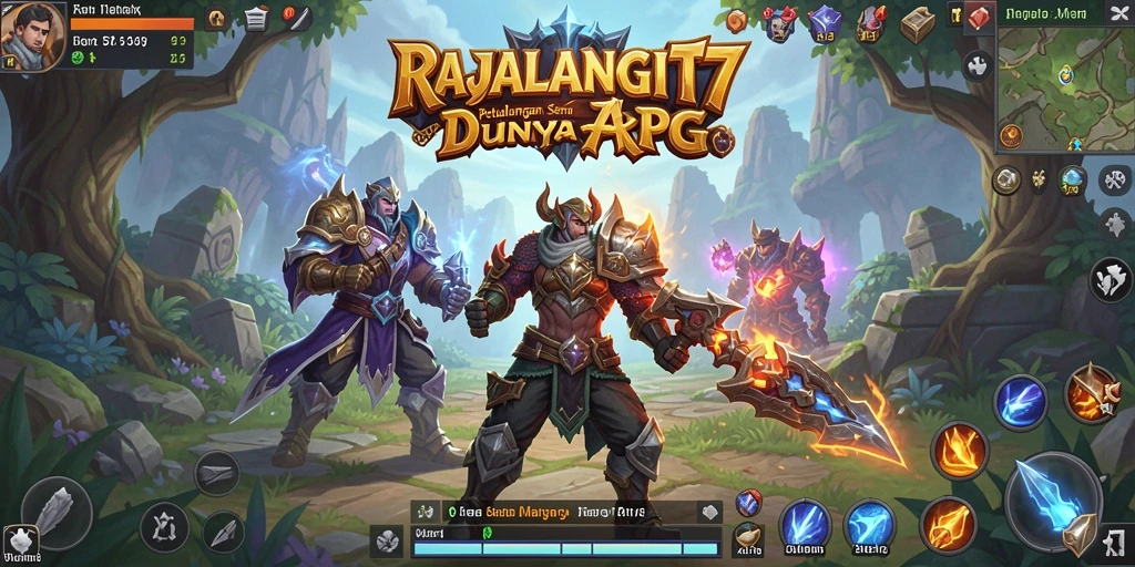 Tampilan gameplay RAJALANGIT77 yang menampilkan aksi seru di dunia ARPG.