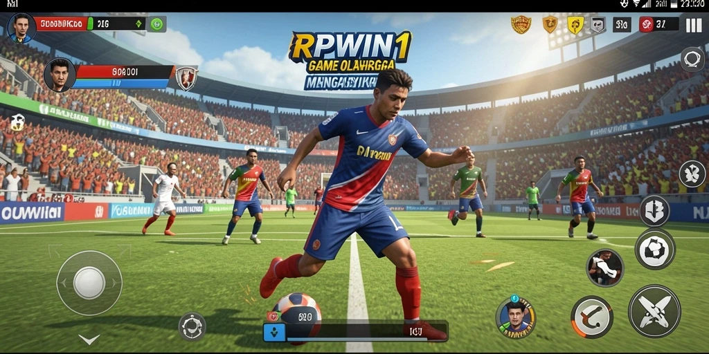 Tampilan dalam permainan RPWIN1 yang seru dan kompetitif.