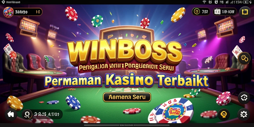 Tampilan dinamis dari gameplay WINBOSS yang mendebarkan.